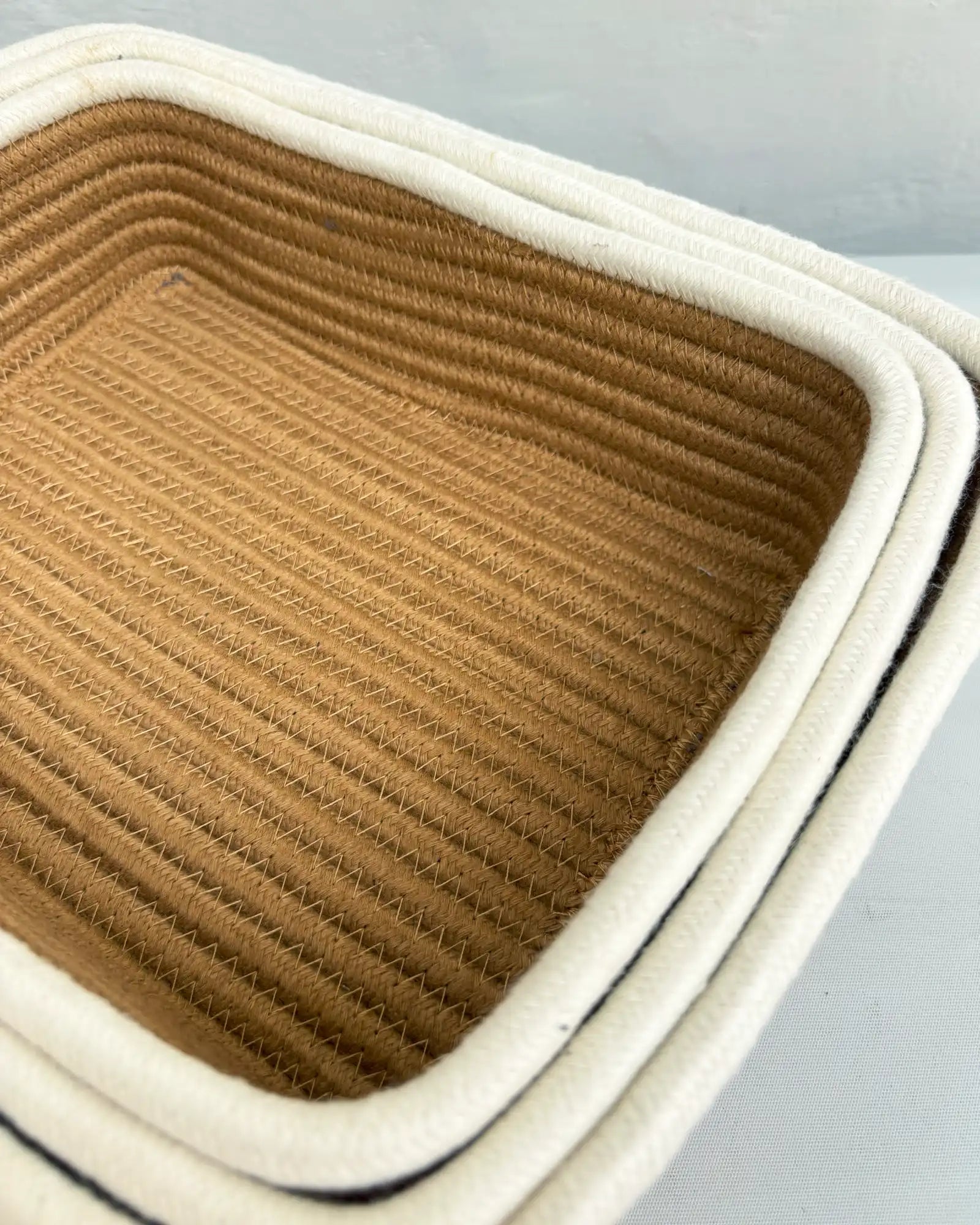Storage baskets for bathroom