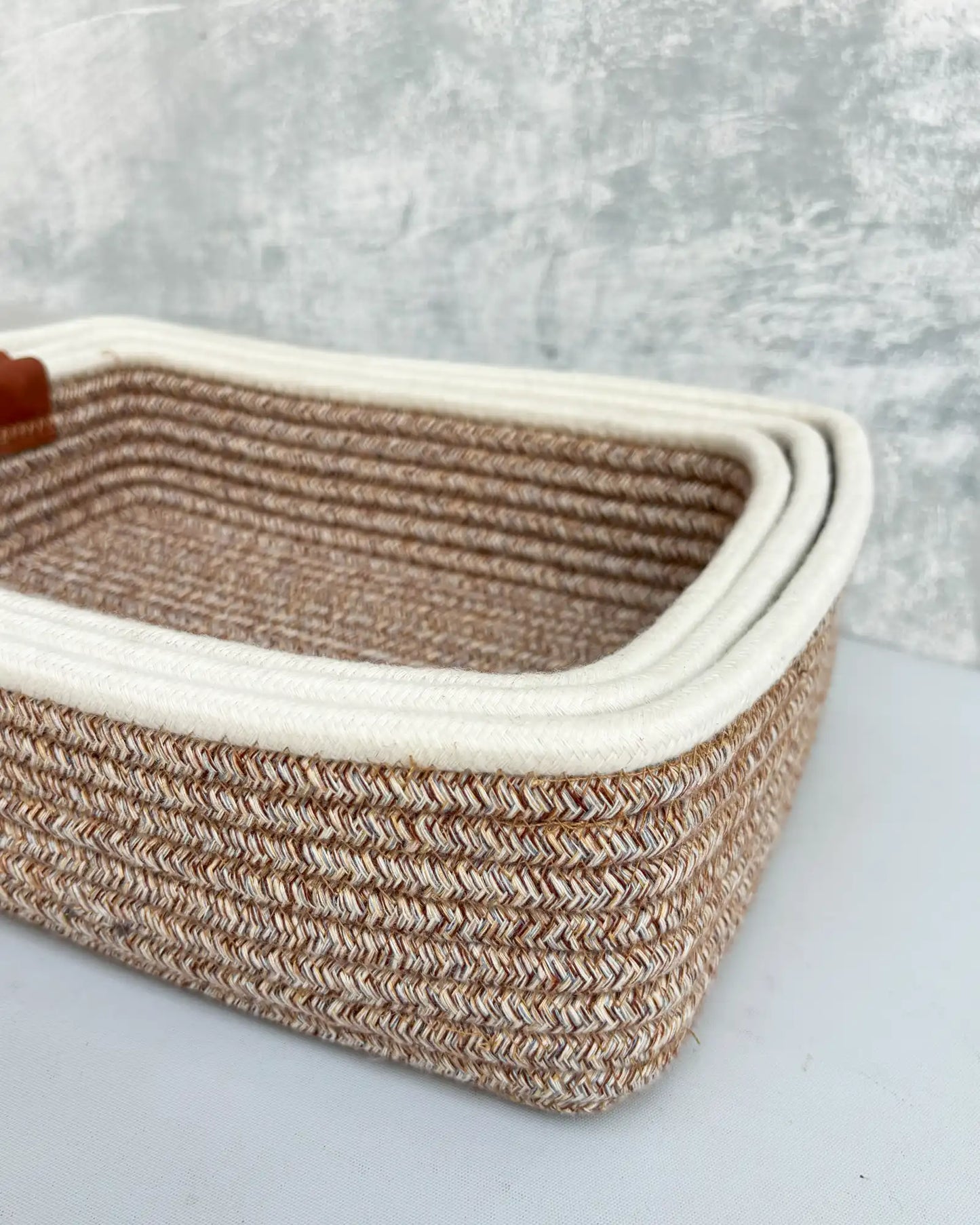 Sandstone Luxe Storage Trays (Set of 3)