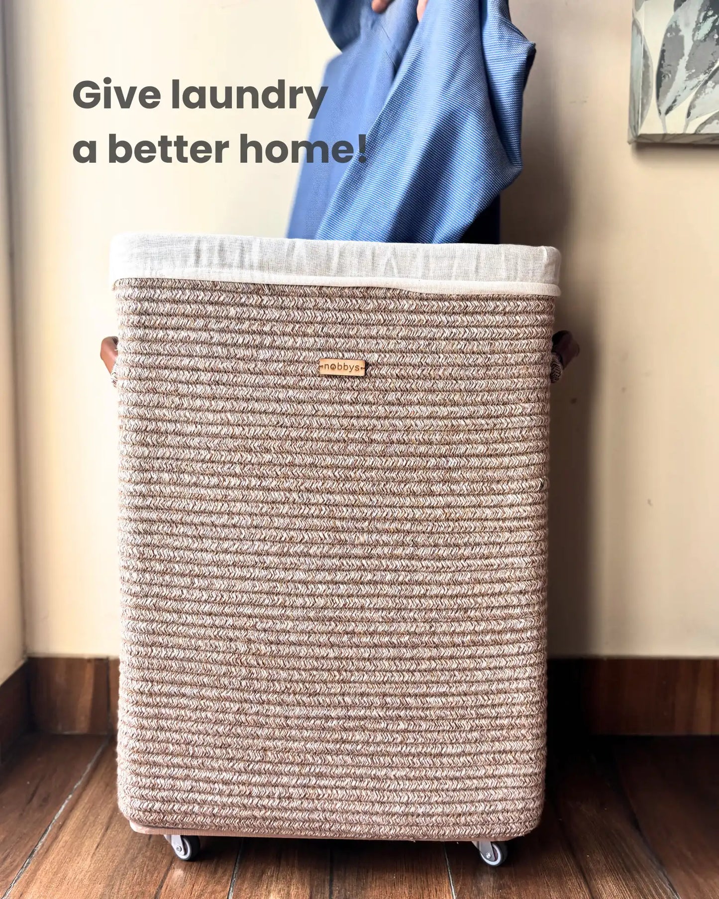 clothes in basket