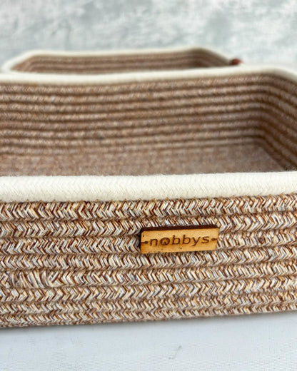 Sandstone Luxe Storage Trays (Set of 3)